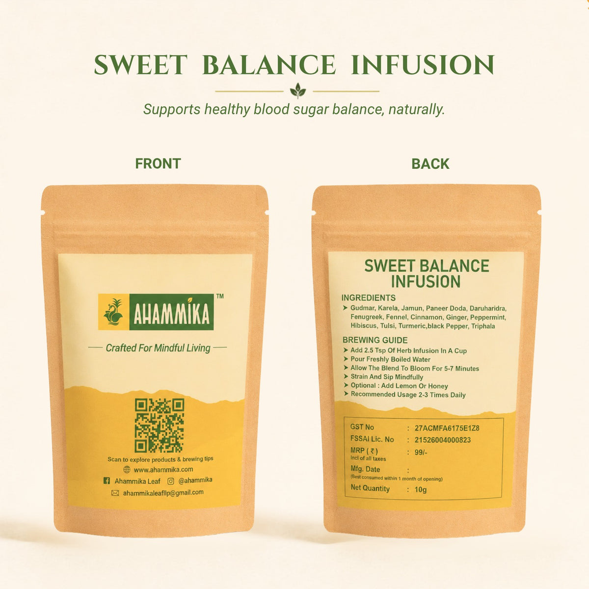 Sweet balance infusion trial