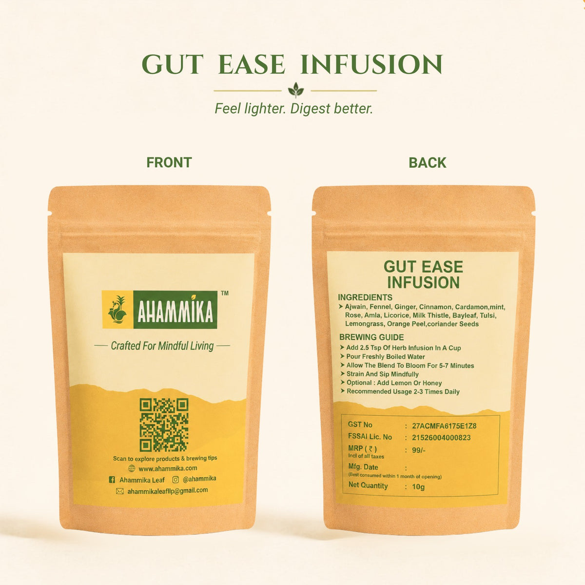 Gut ease infusion trial