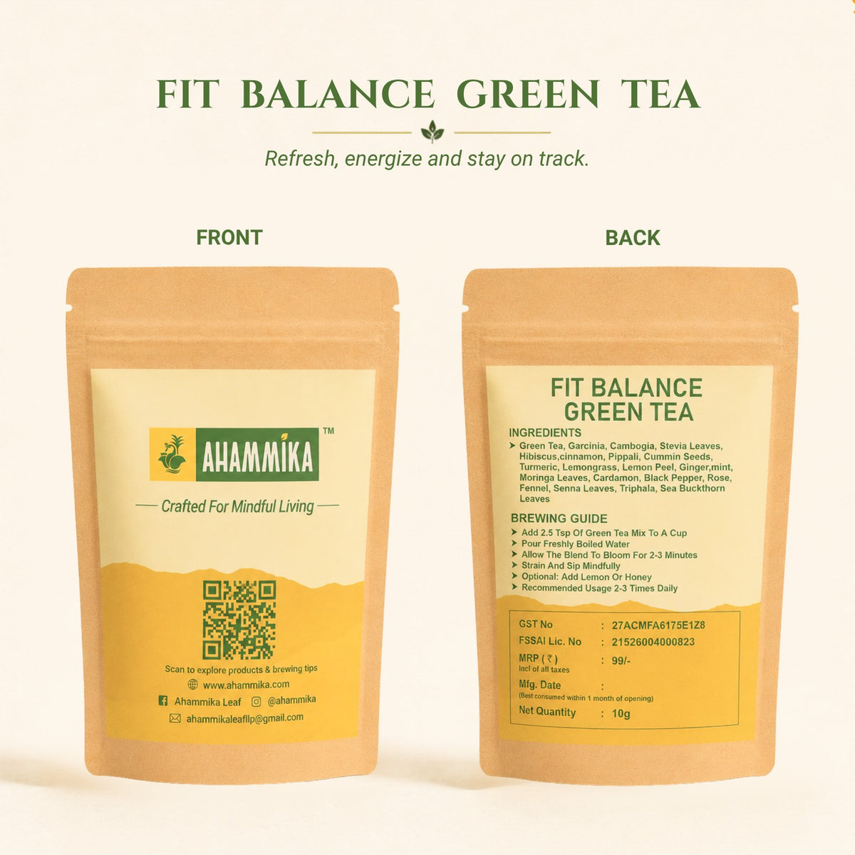 Fit balance green tea trial