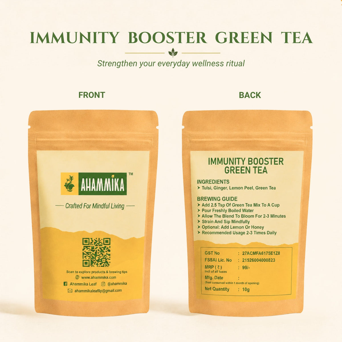 Immunity booster green tea trial