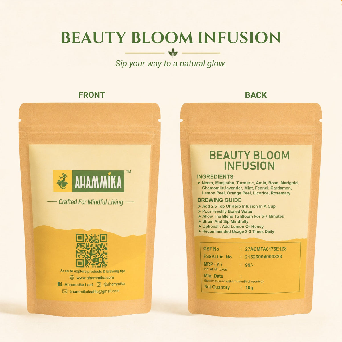 Beauty bloom infusion trial