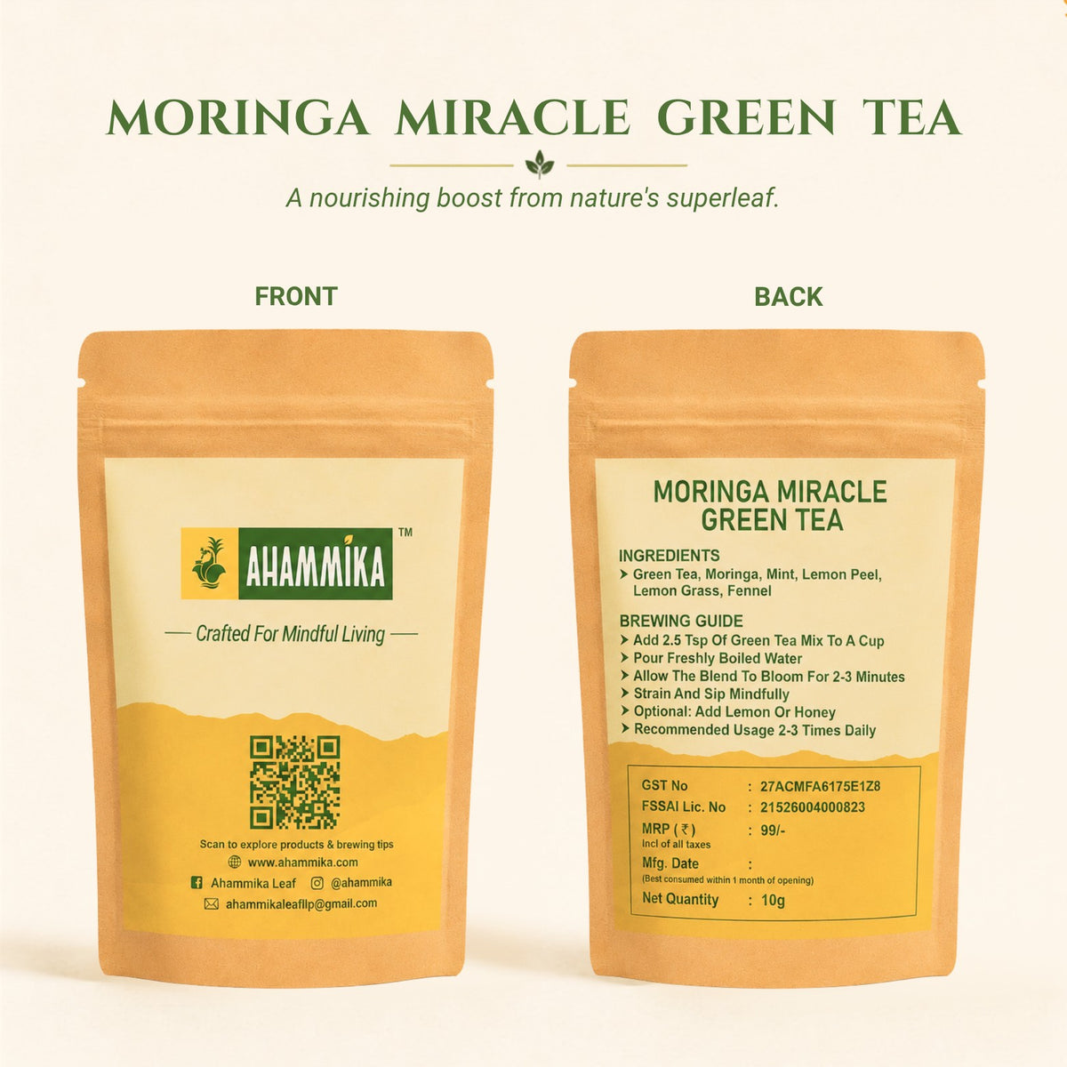 Moringa Miracle Green Tea Trial